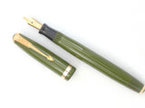 Danish 1st. Generation Parker Duofold NS in Olive Green