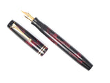Parker 'Burgundy and Black' Duofold