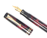 Parker 'Burgundy and Black' Duofold