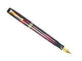 Parker 'Burgundy and Black' Duofold