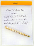 Wahl Art Deco All Metal Pen