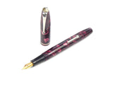 Conway Stewart 75 in Marbled Burgundy and Pink