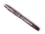 Conway Stewart 75 in Marbled Burgundy and Pink