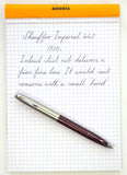 Sheaffer Imperial in Burgundy