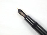 Parker Senior Duofold in Black. Needle Point Nib.