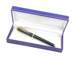 Waterman Gentleman Rollerball in Green Lacquer.