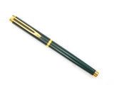 Waterman Gentleman Rollerball in Green Lacquer.
