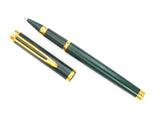 Waterman Gentleman Rollerball in Green Lacquer.