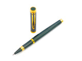 Waterman Gentleman Rollerball in Green Lacquer.