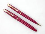 Parker Lady Duofold Set in Red.
