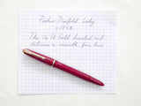 Parker Lady Duofold Set in Red.