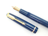 Parker Junior Duofold Aerometric in Blue.