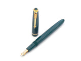 Parker Duofold Slimfold in Green.