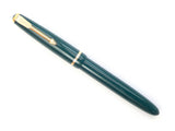 Parker Duofold Slimfold in Green.