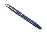 Danish Parker Duofold Slimfold in Blue