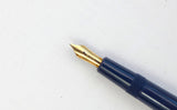 Danish Parker Duofold Slimfold in Blue
