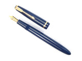 Danish Parker Duofold Slimfold in Blue