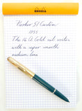 Parker 51 Custom in Teal