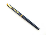 Parker 180 in Navy Blue Laquer. Broad Nib. 1980.