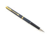 Parker 180 in Navy Blue Laquer. Broad Nib. 1980.