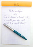 Parker 21 Super in Teal