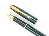 Parker Sonnet I in Striped Laque Green