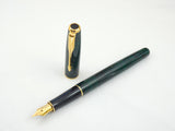 Parker Sonnet I in Striped Laque Green