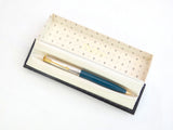 Rolled Silver Cap Parker 51 Pencil in Teal