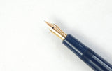 Parker Duofold Slimfold in Blue. Flex nib.