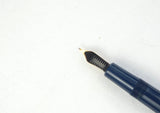 Parker Duofold Slimfold in Blue. Flex nib.