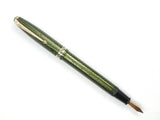 Conway Stewart 74 in Green Herringbone.
