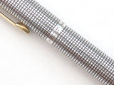 Parker 75 Silver Crosshatch/Cisele. Extra Fine nib
