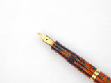 Mabie Todd Swan SF130 in Red Mottled Hard Rubber