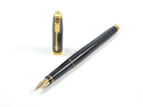 Parker 75 Laque Black. 18Ct. Gold Nib