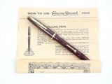 Conway Stewart No.12  in Marbled Burgundy.