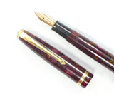 Conway Stewart No.12  in Marbled Burgundy.