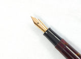 Conway Stewart No.12  in Marbled Burgundy.