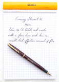 Conway Stewart No.12  in Marbled Burgundy.
