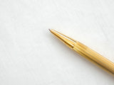 Waterman CF Ballpoint in Gold Filled Fine Line Pattern.