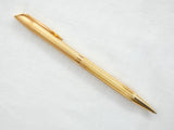 Waterman CF Ballpoint in Gold Filled Fine Line Pattern.