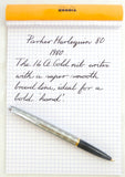 Parker Harlequin 80. 14Ct. Gold Broad Nib.