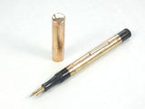 WHS Rolled Gold Lever Filler by Conway Stewart. 1920s.