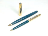 Parker 65 Custom Set in Vista Blue.
