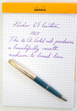 Parker 65 Custom Set in Vista Blue.