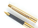 Paper Mate Dynasty Satin Gold Fountain Pen. Immaculate New Old Stock