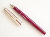 Parker 17 De Luxe Early Beak Nib in Red