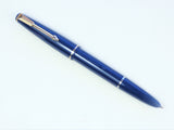 Parker 17 Lady in Blue. Uninked with chalk marks.