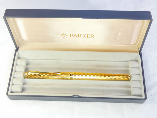 Parker 180 Gold Basketweave